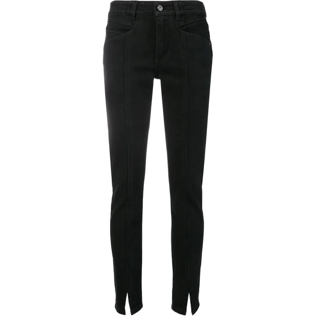 纪梵希 五口袋修身正面开衩长裤牛仔裤 女款