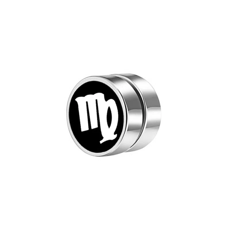 【12星座系列】 千桐 韩版无耳洞磁力个性 合金 耳夹 男女同款情侣款