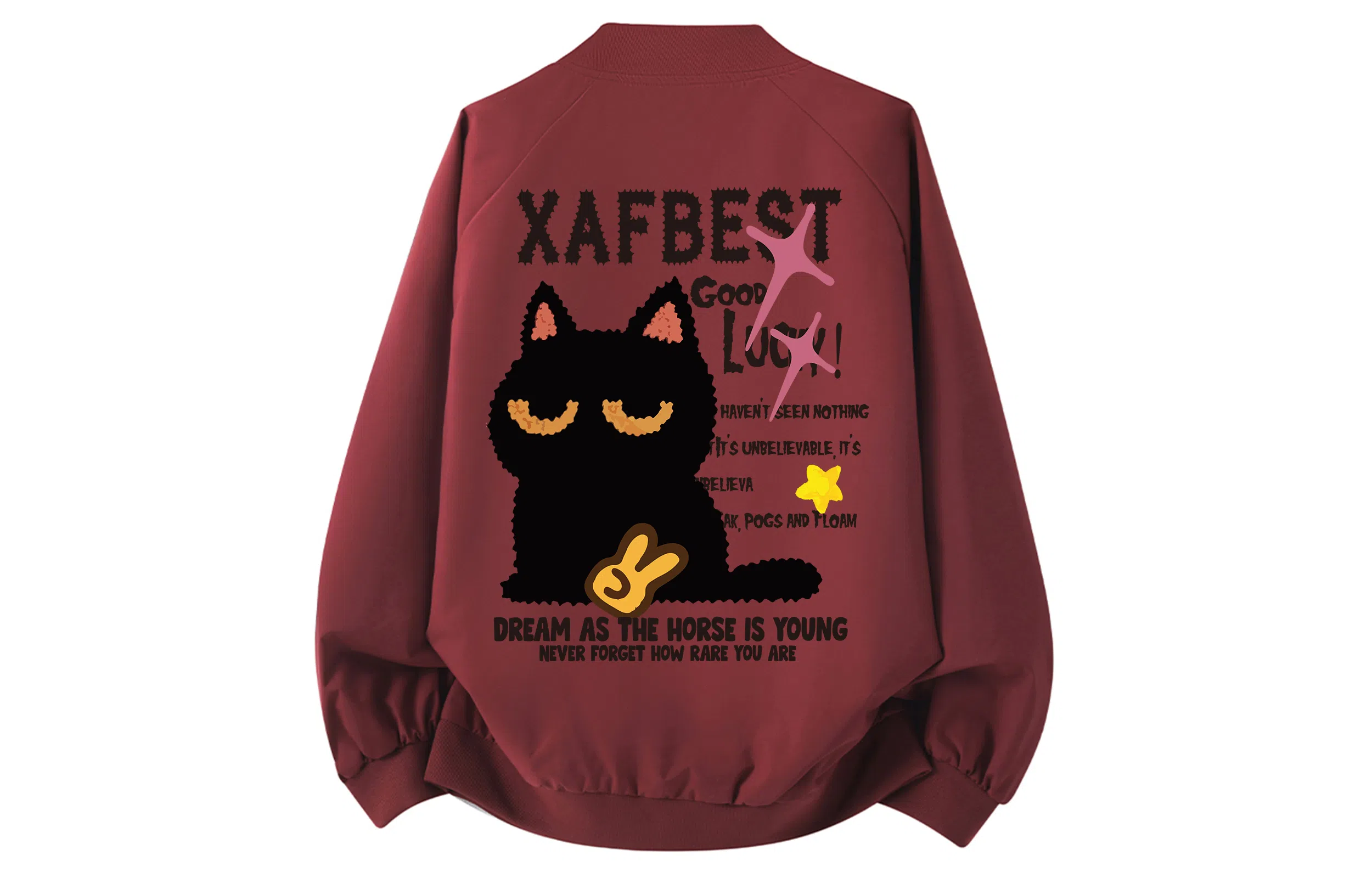 XAFB Retro Cartoon Logo Jacket