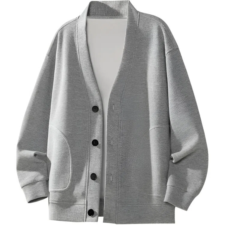 【dme】 港风休闲纽扣开衫大码卫衣自在舒适感外套衬衫 男女同款