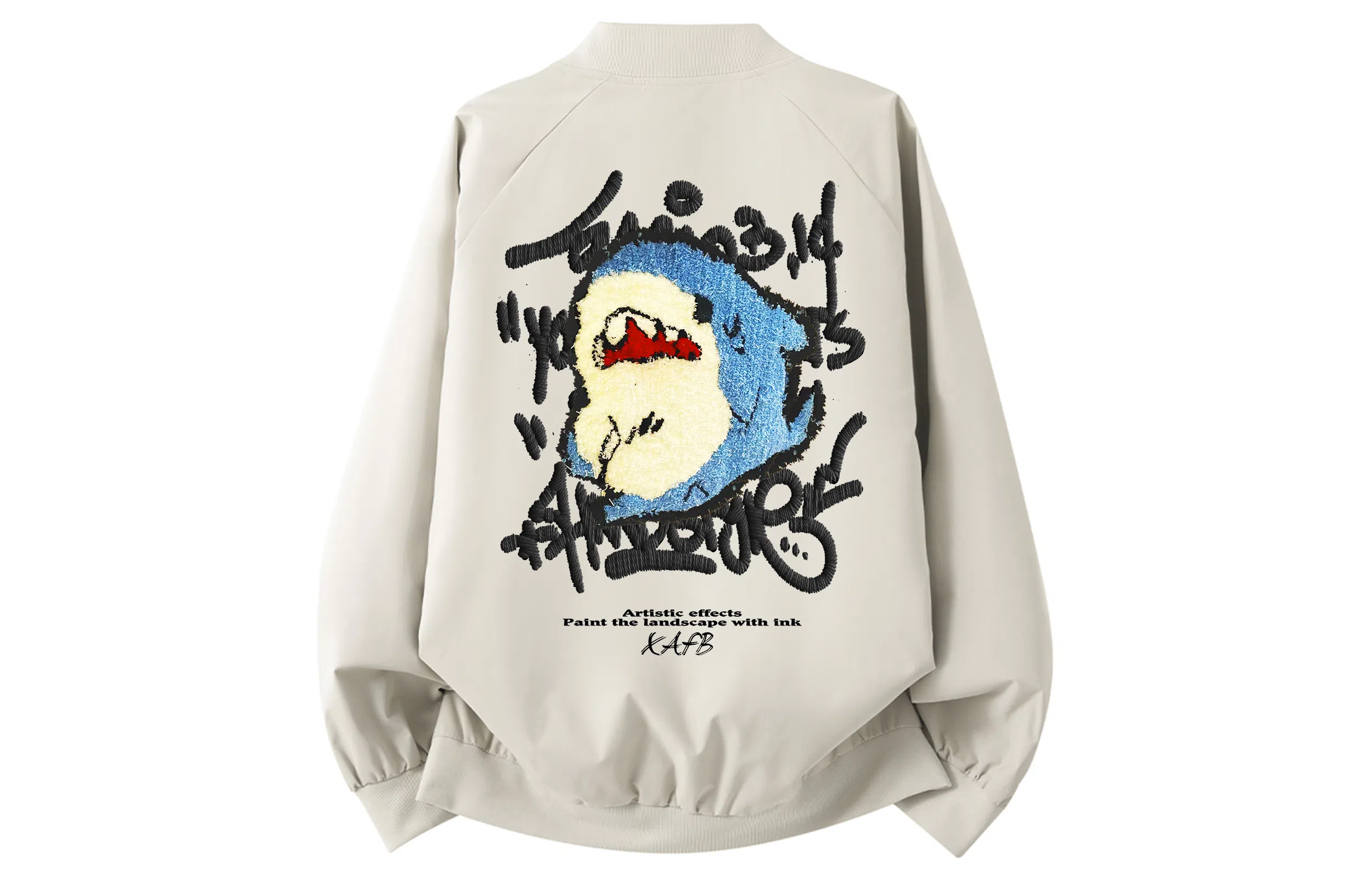 XAFB Classic Shark Logo Pilot Jacket