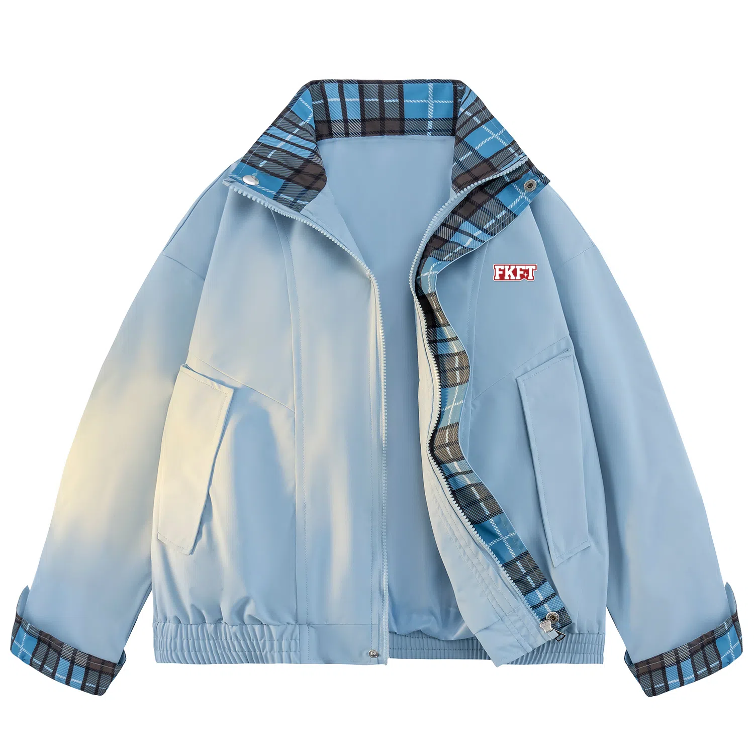 FKFT Plaid Logo Jacket