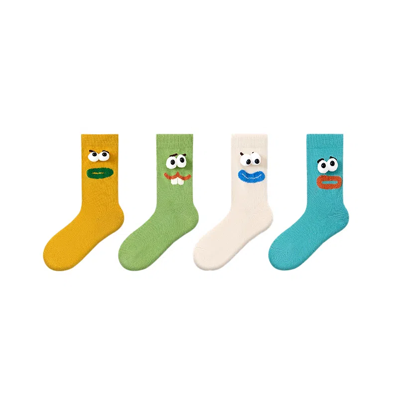 棉奇熊 柔软亲肤透气袜子儿童款