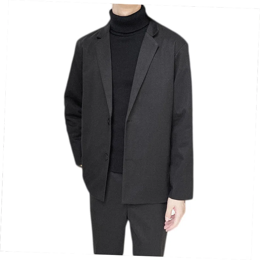 纯色简约两粒扣多季百搭休闲西服外套西装 男女同款