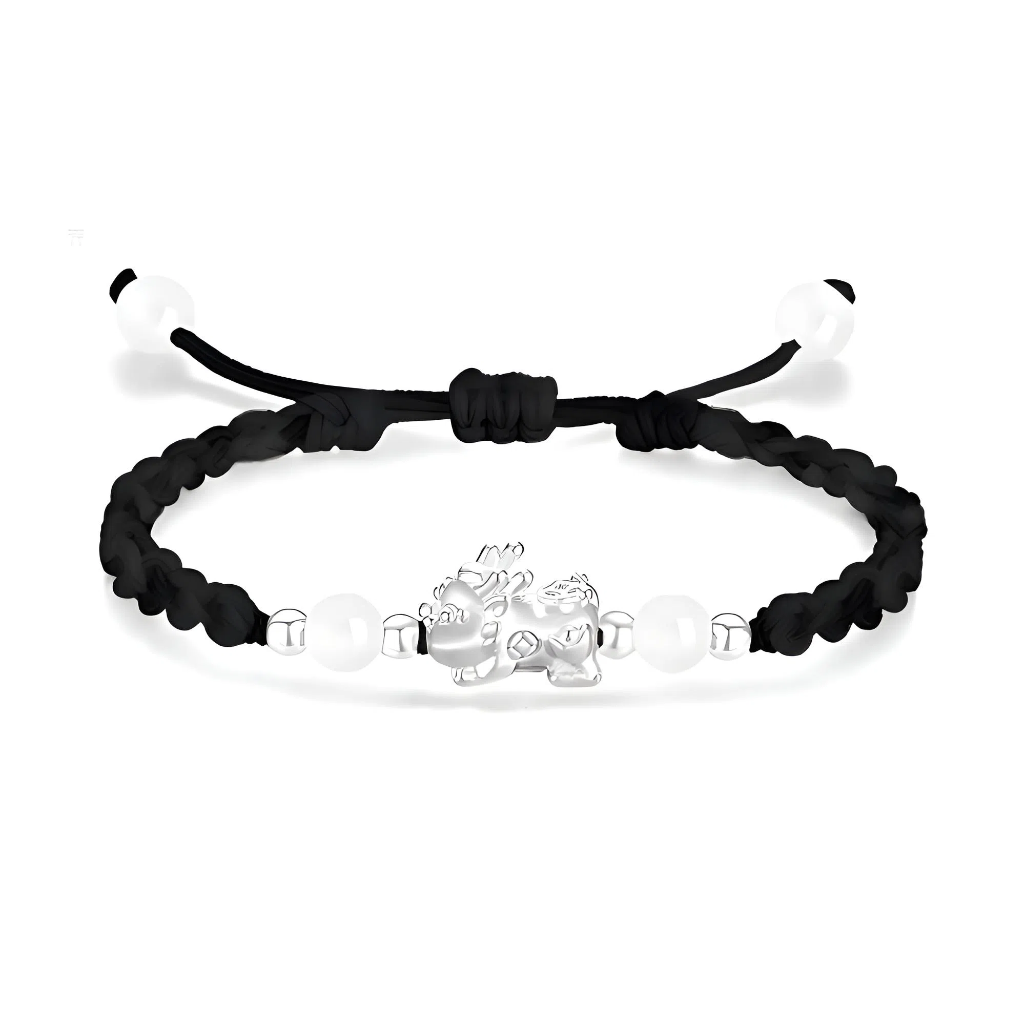 灵晔 招财貔貅 小众设计新中式招财纳福吞金兽转运浪漫#好运 织物 手绳 男女同款情侣款