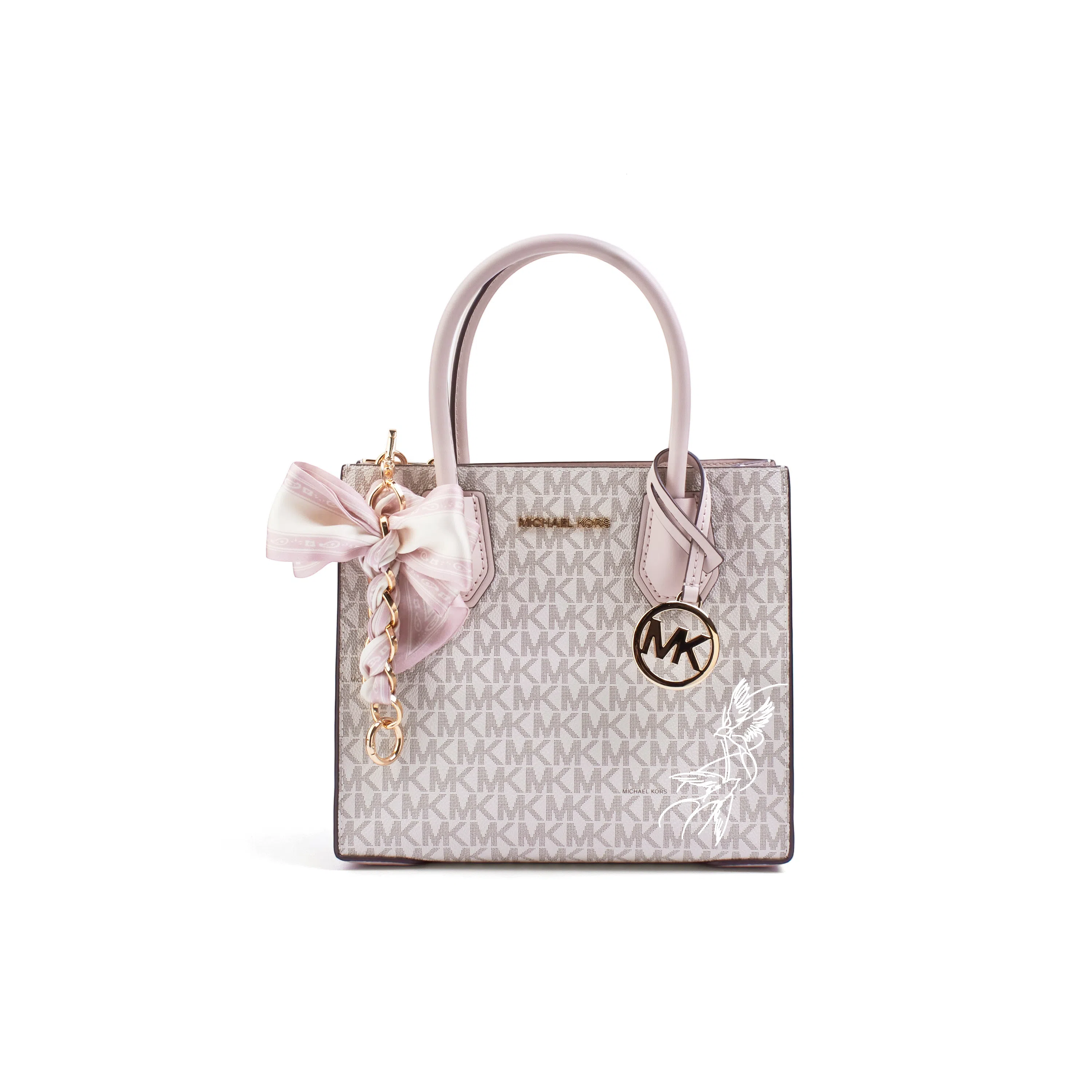 Michael Kors Idor Butterfly Bow Medium Pink