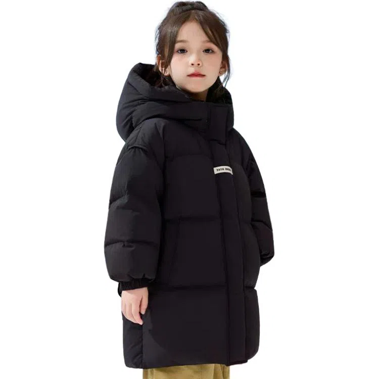 鸭鸭羽绒服 常规长袖立领宽松通勤风 青少年