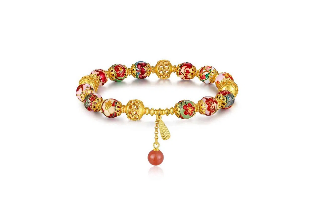 【S925银 24小时内发货】 百利金 十二生辰花 国潮复古新中式平安转运简约精致时尚百搭绣球转运珠手饰#好运 玛瑙 手串 男女同款情侣款