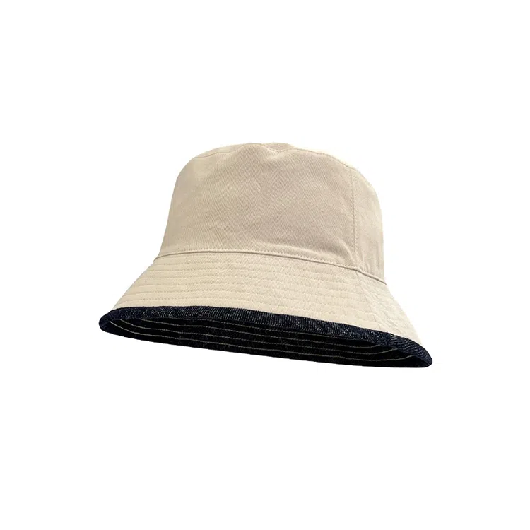 浪莎 韩系双面戴防紫外线遮阳通勤穿戴户外休闲露营登山 棉 渔夫帽 男女同款情侣款