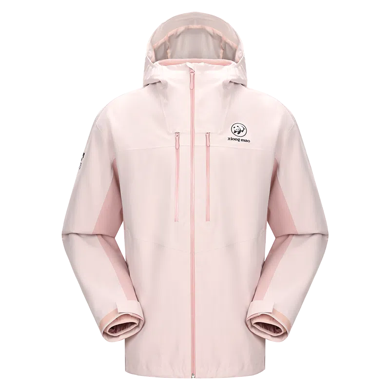 熊猫  自在玩系列 户外徒步硬核防护防水透湿防风耐磨蓄温保暖抓绒内胆透气  徒步户外远足 防水防风透气耐磨保暖冲锋衣 男女同款