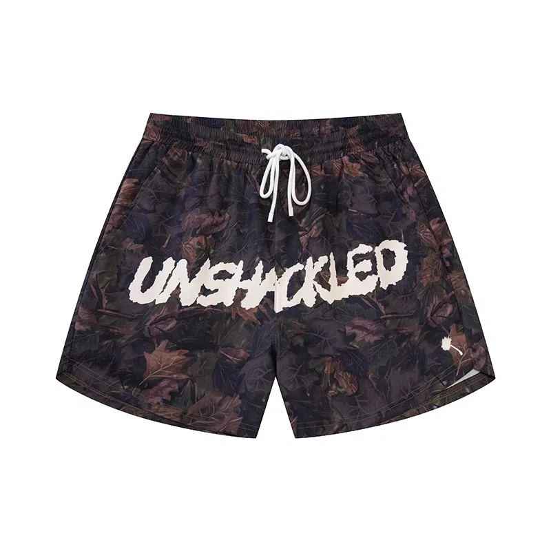 美式复古潮牌四季透气速干休闲运动短裤篮球裤 男女同款