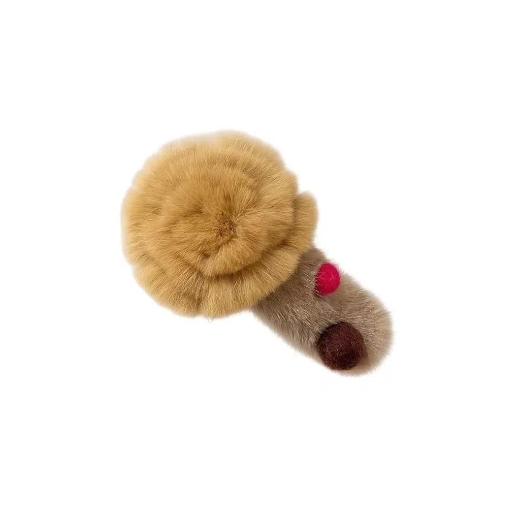 希铃 秋日超仙花朵高级感抓夹大号 毛绒 发夹 女款