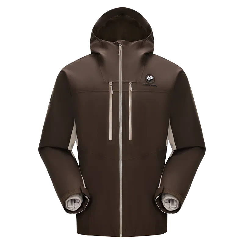 熊猫  自在玩系列 户外徒步硬核防护防水透湿防风耐磨蓄温保暖抓绒内胆透气  徒步户外远足 防水防风透气耐磨保暖冲锋衣 男女同款