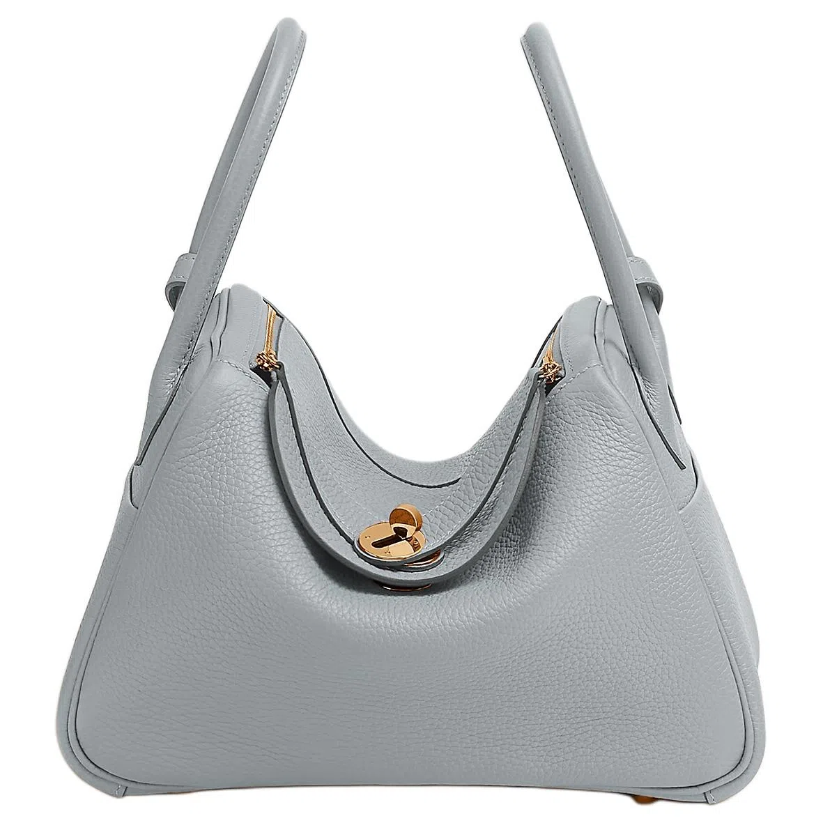 HERMES Lindy 26 Clemence 8U Bleu Glacier
