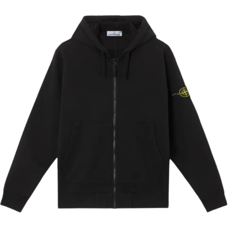 Stone Island Zip Badge Hoodie Jacket