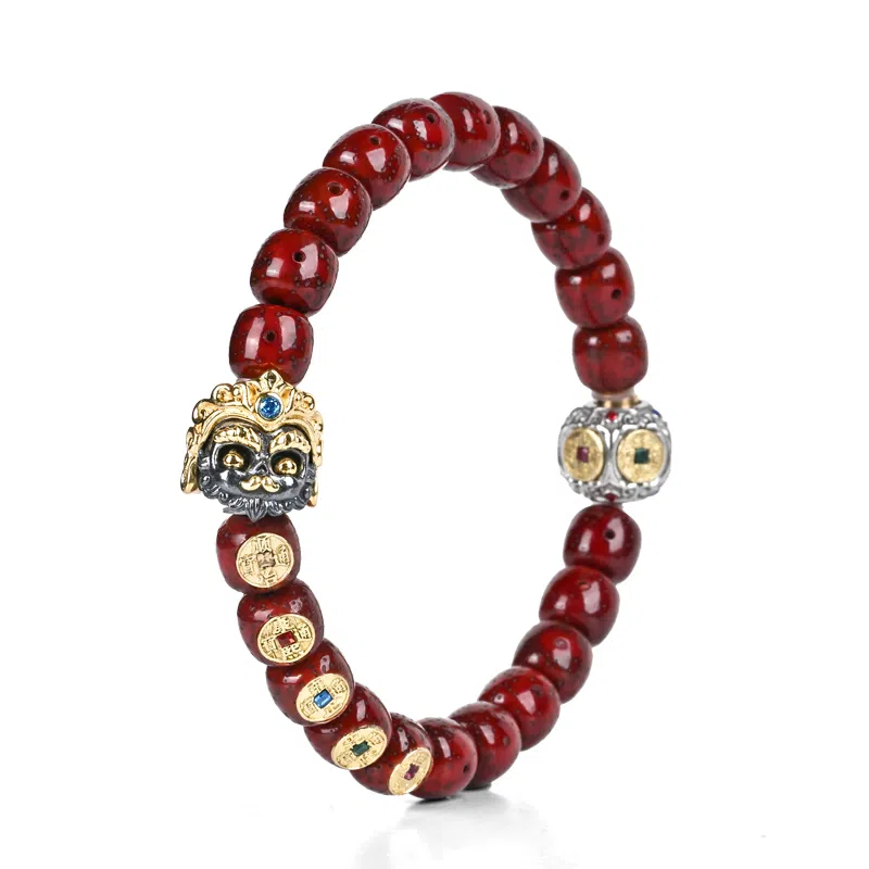 钰澜文玩 五路财神系列「龙虎玄坛真君·赵公明·五帝降瑞」盘玩转运珠#好运 星月菩提 手串 男女同款情侣款