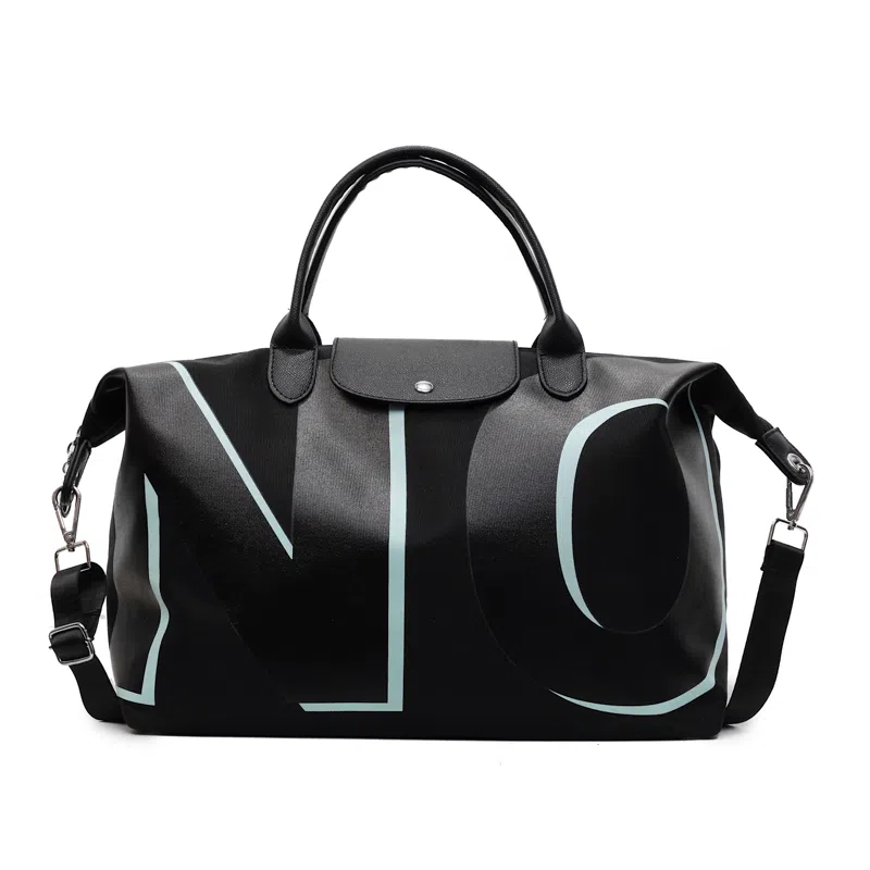 醇龙 大容量短途出差通勤字母 尼龙 旅行包 男女同款情侣款 多色