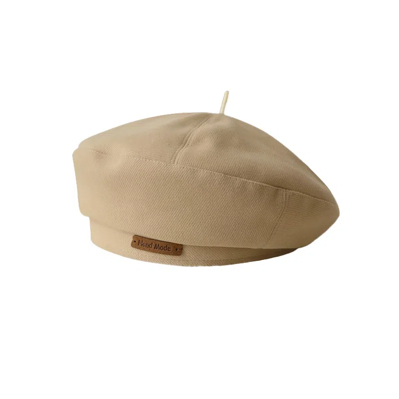 南极人 帽子文艺蓓蕾帽显脸小时尚百搭英伦风复古画家帽子气质八角帽 聚酯纤维 贝雷帽 女款