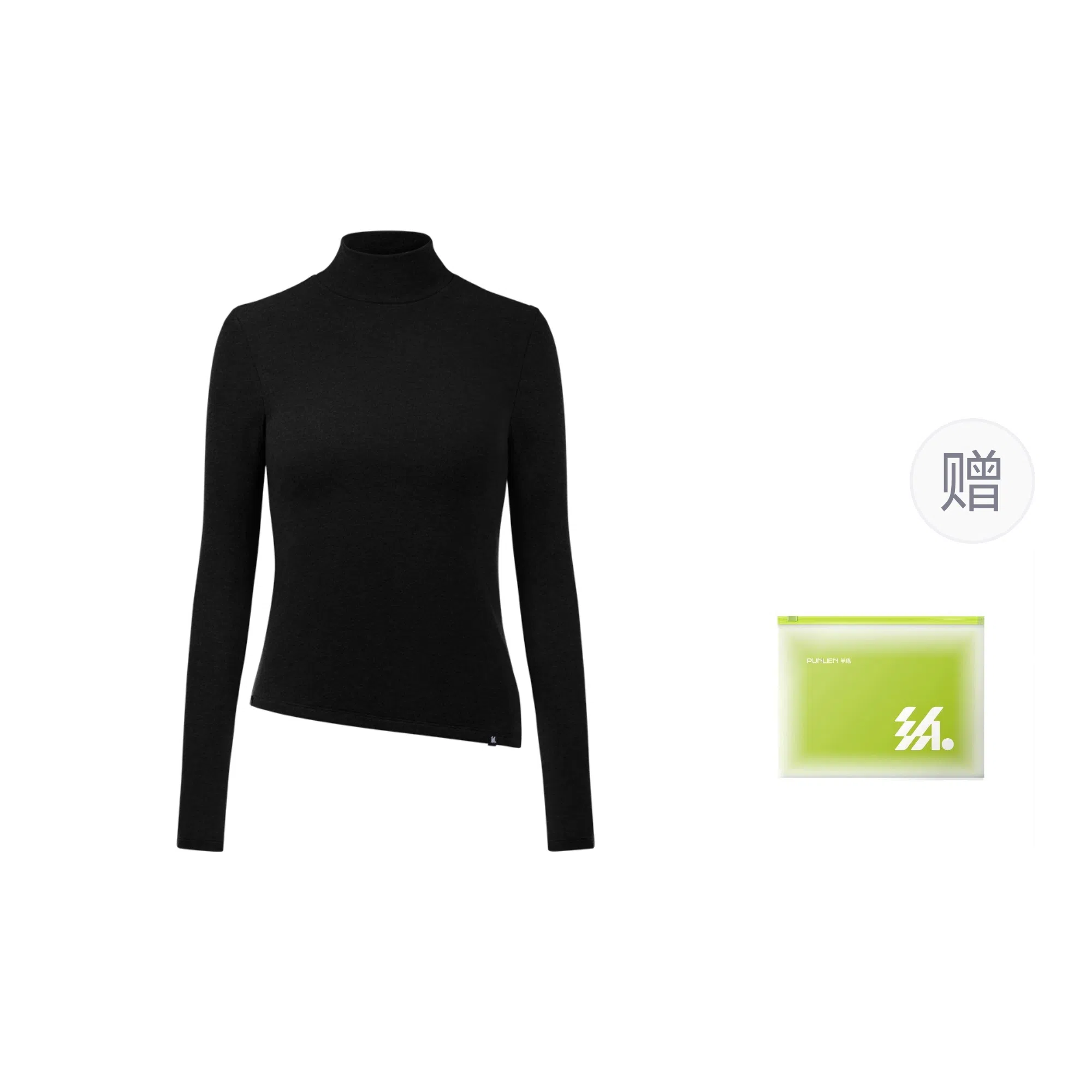 半练 保暖内搭纯色简约打底衣 女款