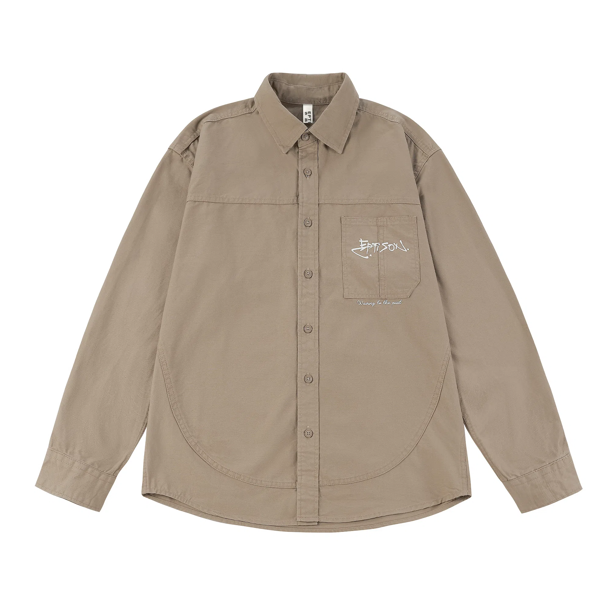 EPTISON Retro Loose Long Sleeve Shirt