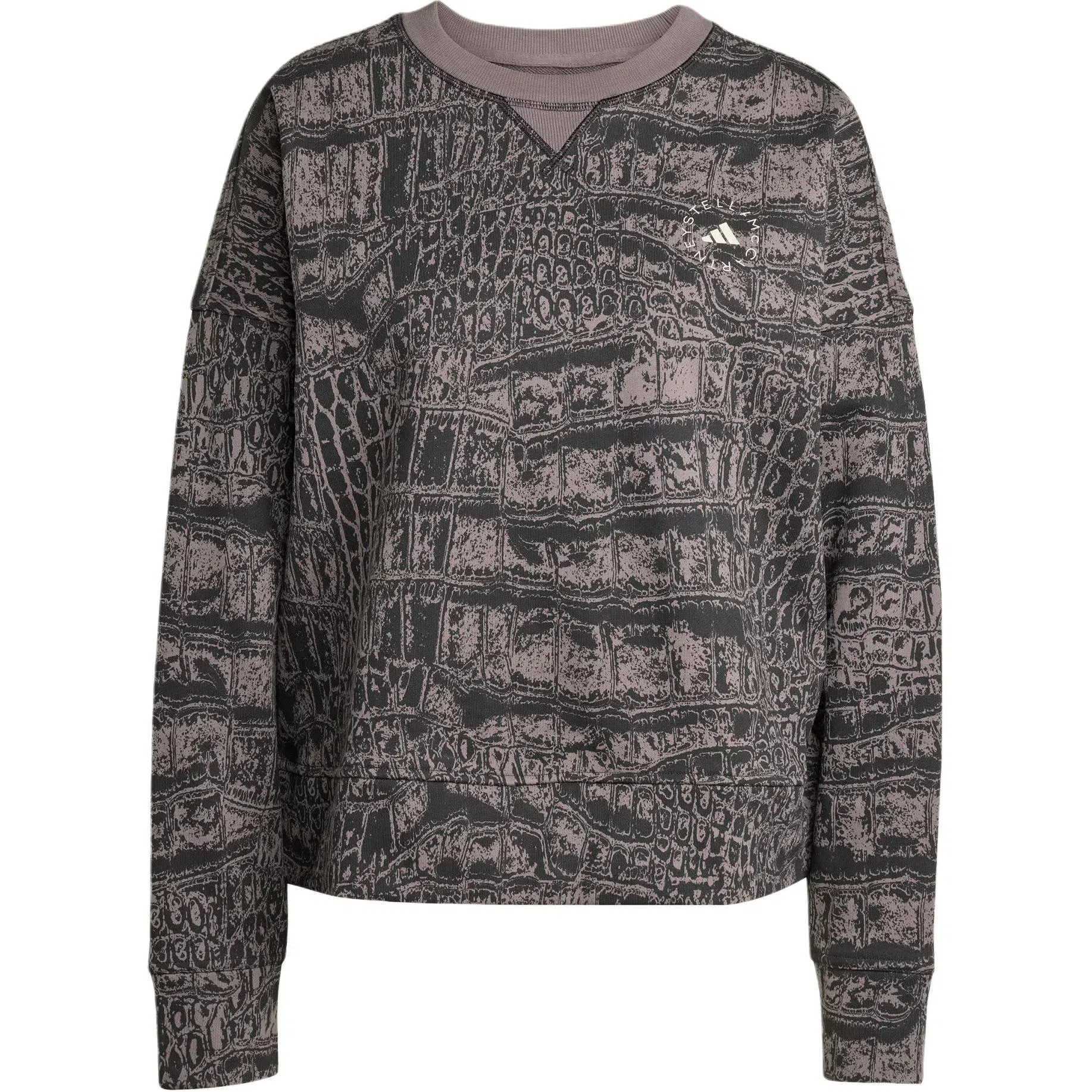 adidas x Stella McCartney Loose Printed Crewneck Sweatshirt