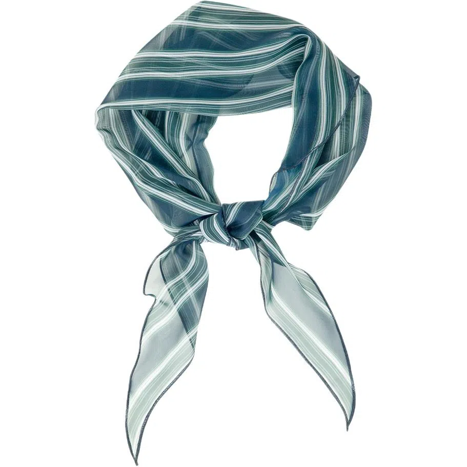 美洋 海藻条纹  潮人小道具~简约百搭三角 丝巾 女款