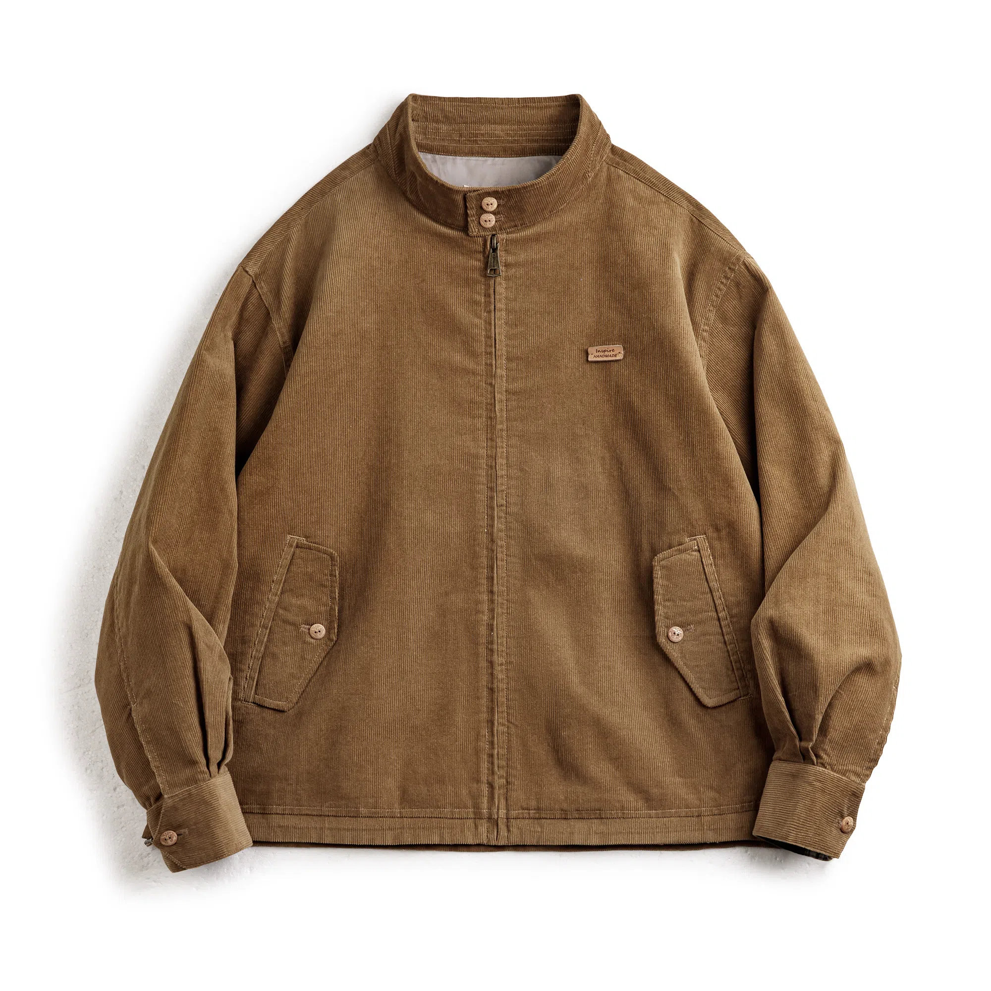 MADEN Harrington Corduroy Jacket Desert Yellow