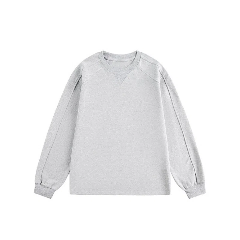 花蔓色 宽松圆领休闲长袖卫衣 女款