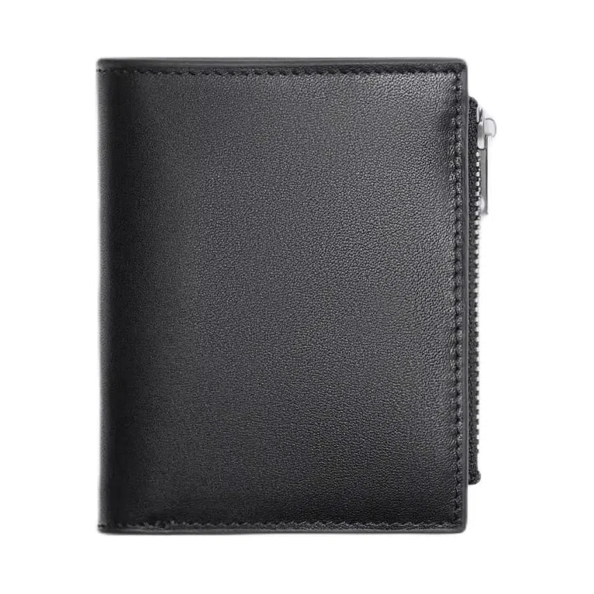 ZARA Origins Leather Wallet Black