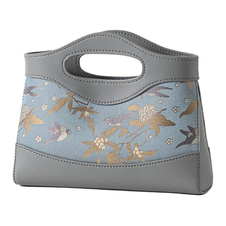 上海故事 真丝单肩斜挎包包时尚 桑蚕丝 手提包 小号 女款 多色