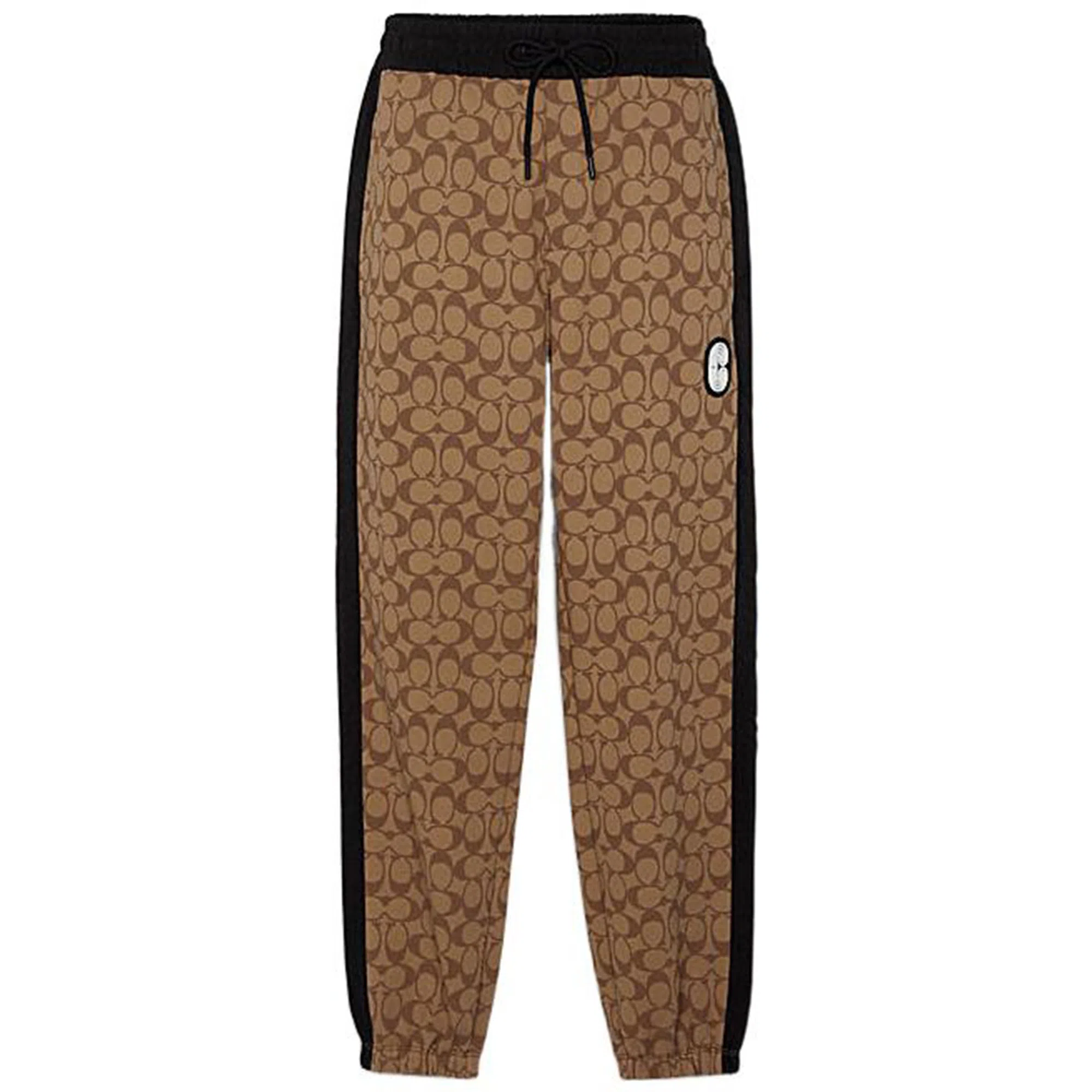 COACH FW22 Logo Print Track Pants Khaki