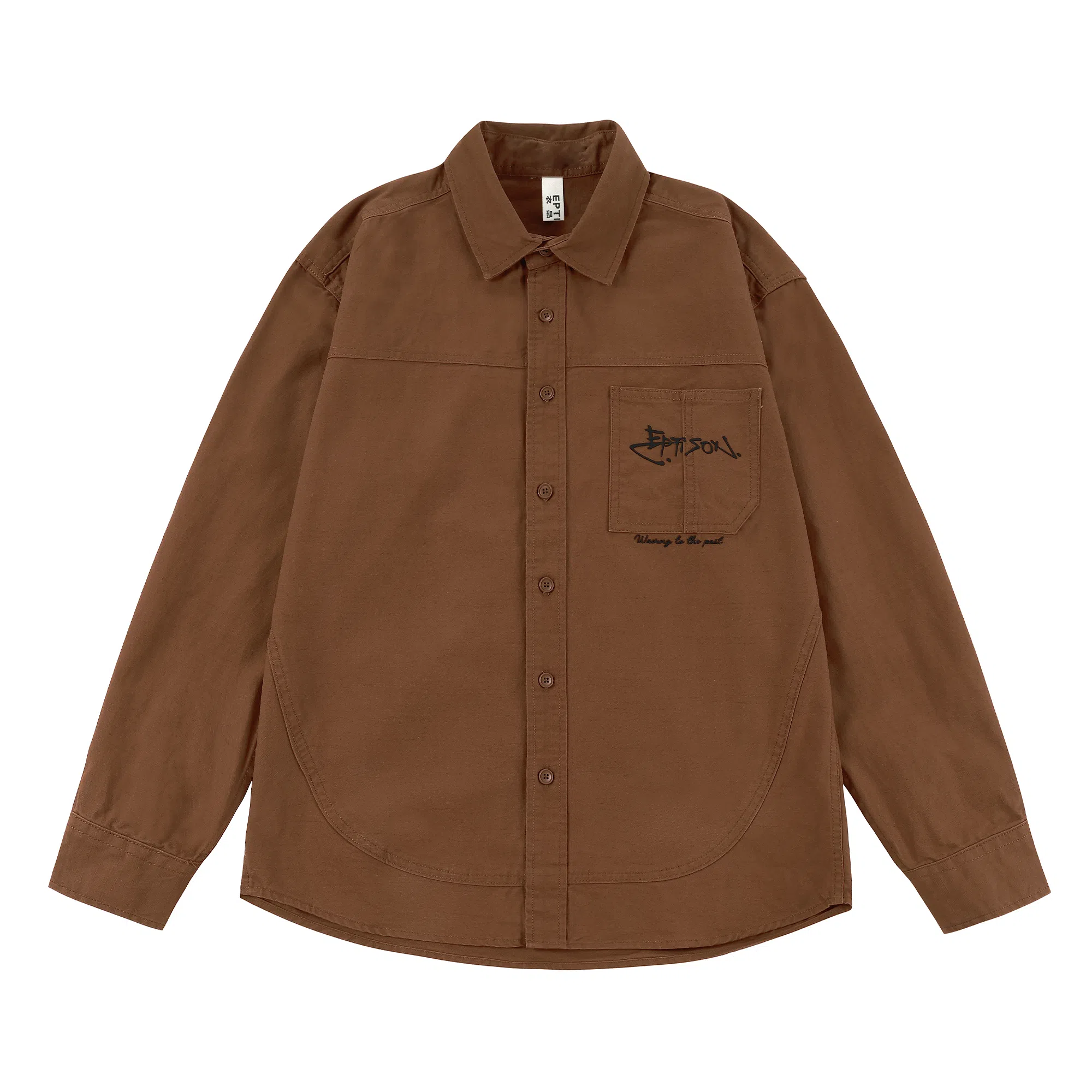 EPTISON Retro Loose Long Sleeve Shirt