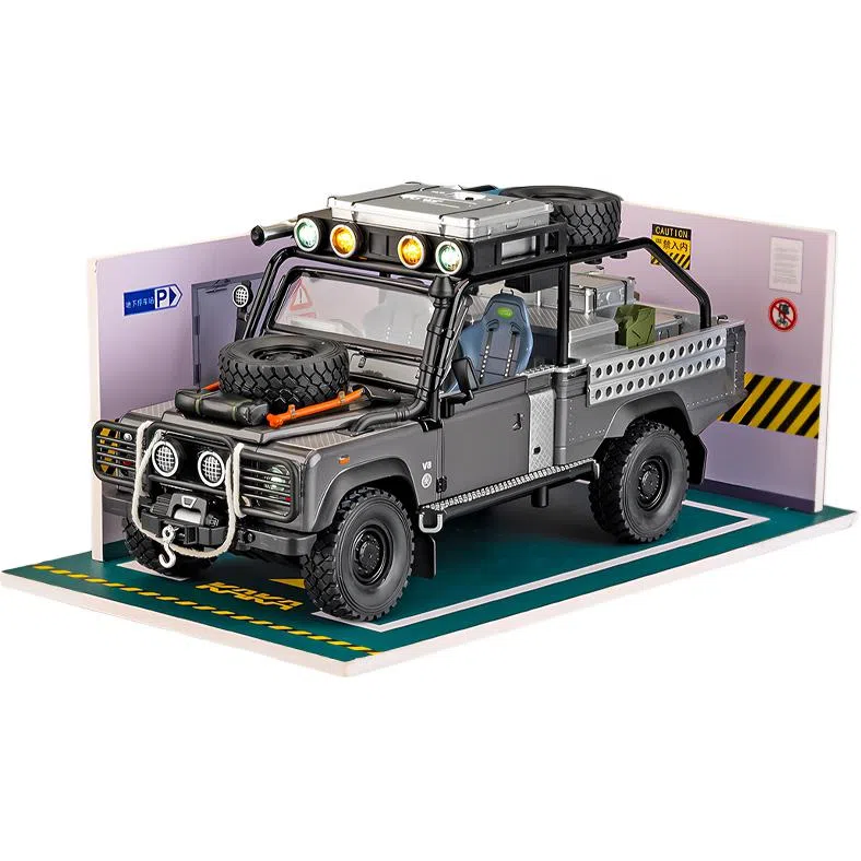 星星科教 路虎卫士 收藏车模