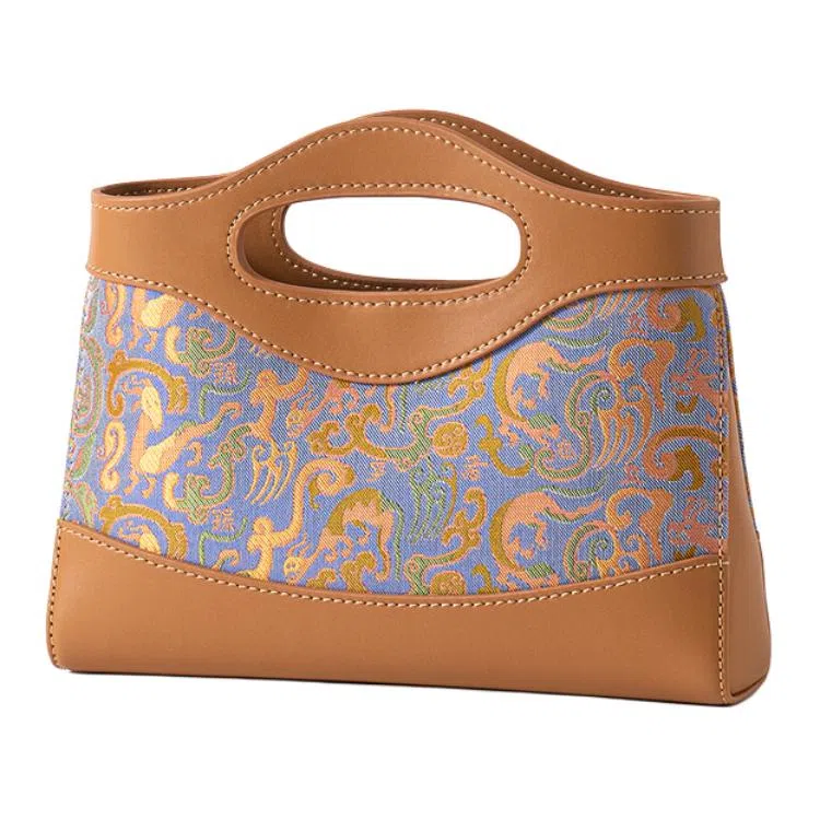 上海故事 真丝单肩斜挎包包时尚 桑蚕丝 手提包 小号 女款 多色