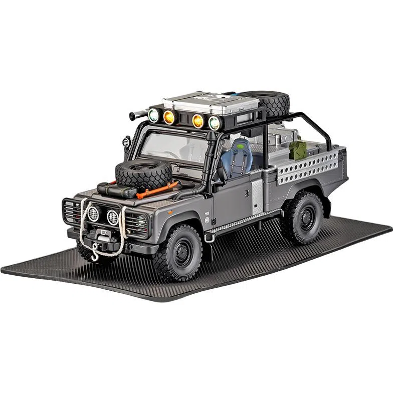 星星科教 路虎卫士 收藏车模