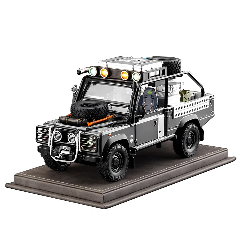 星星科教 路虎卫士 收藏车模