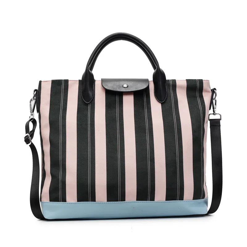 醇龙 高级感通勤斜挎托特包女帆布大容量购物袋休闲单肩包 尼龙 手提包 常规 男女同款情侣款 多色