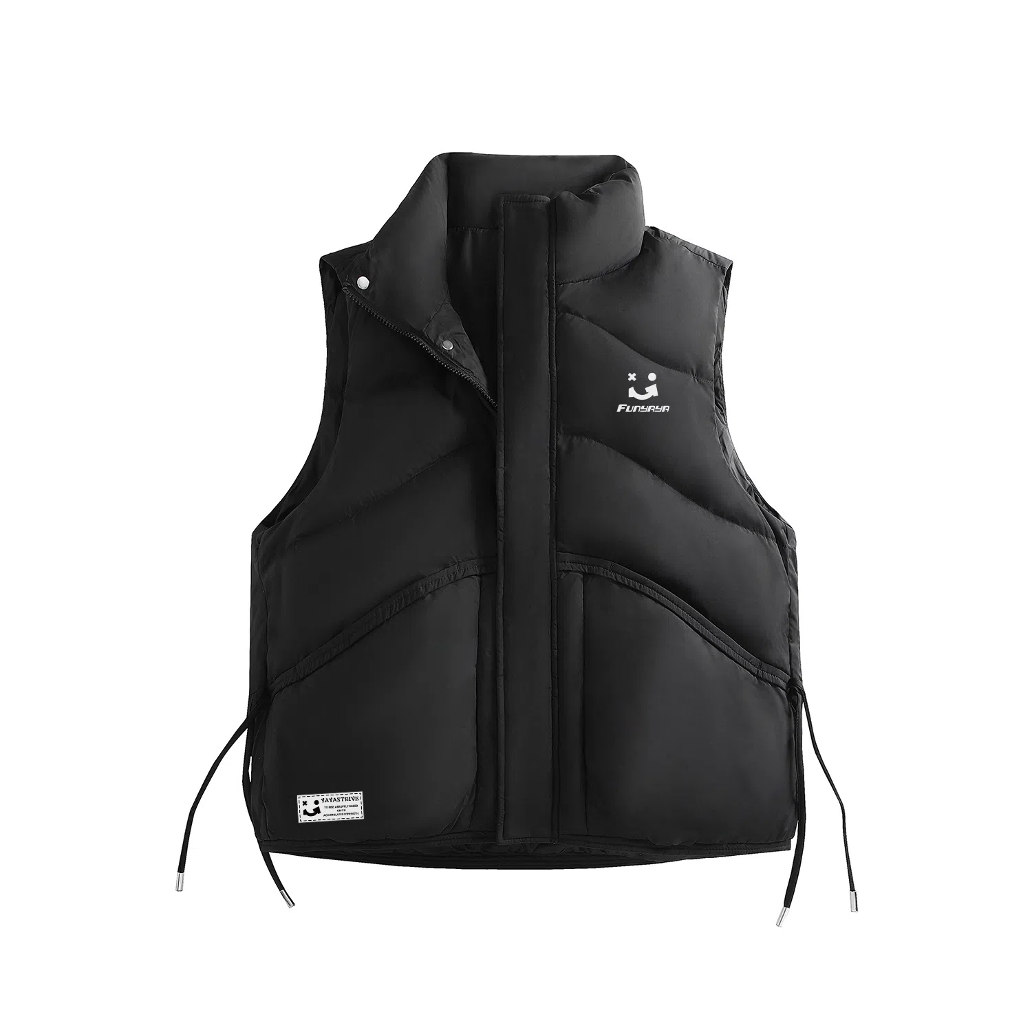 鸭鸭 日常休闲运动户外保暖立领无袖羽绒服 女款