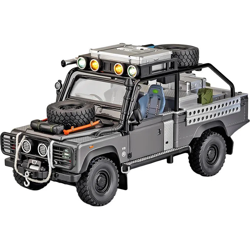 星星科教 路虎卫士 收藏车模