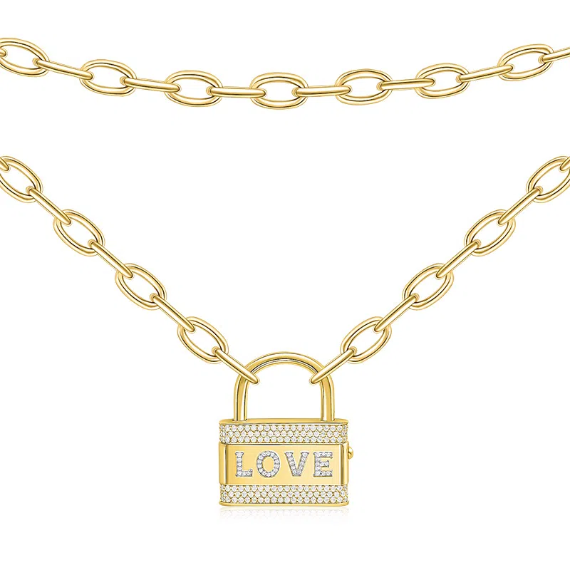 apm Monaco LOVE Pendant Necklace