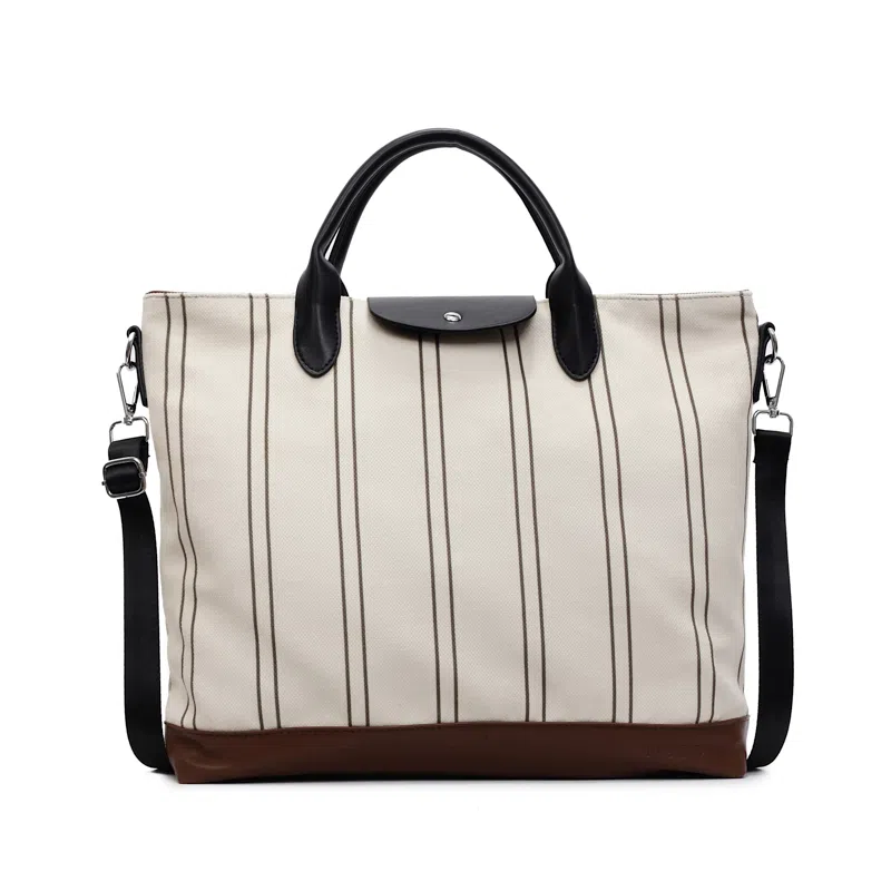 醇龙 高级感通勤斜挎托特包女帆布大容量购物袋休闲单肩包 尼龙 手提包 常规 男女同款情侣款 多色