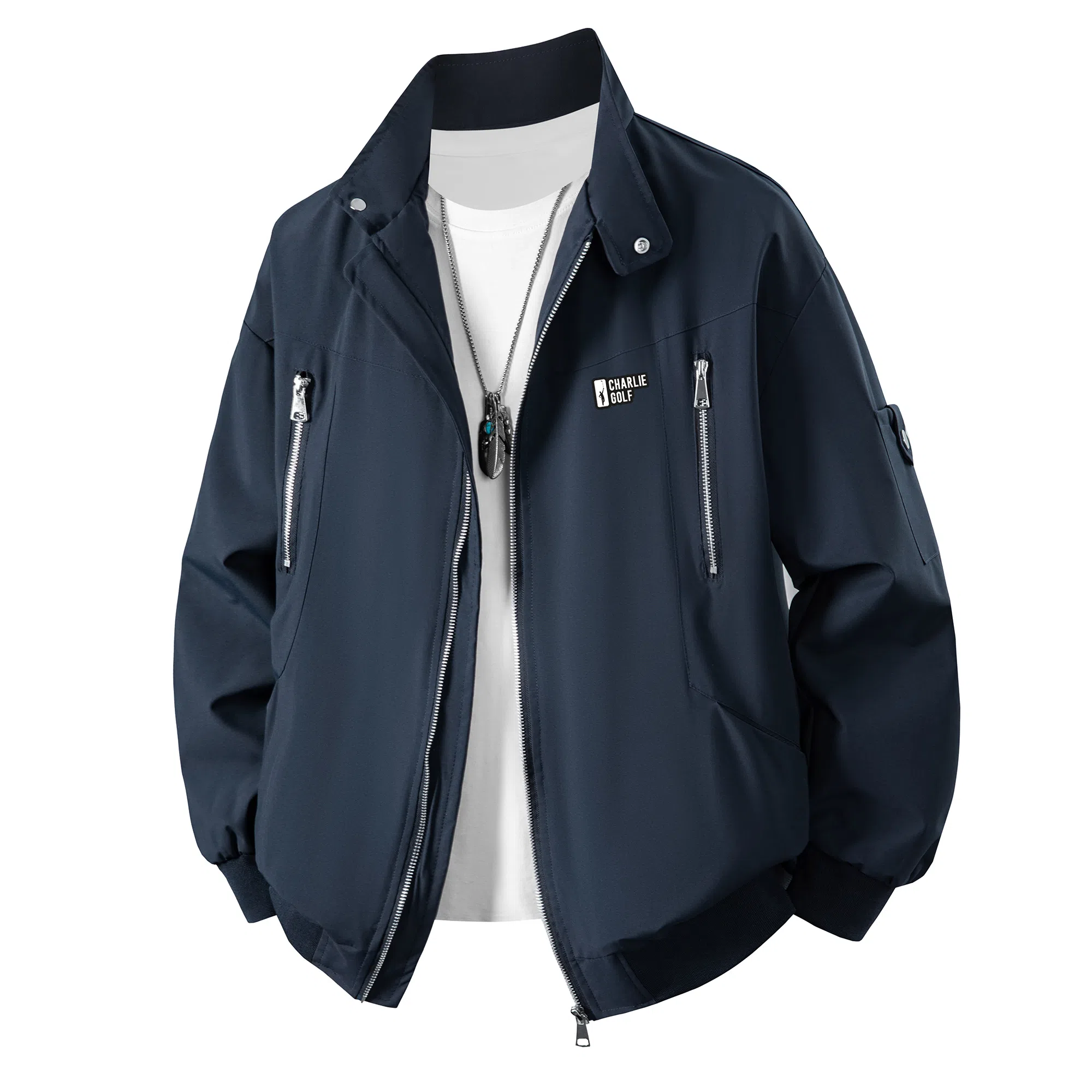 CHARLIE GOLF VINTAGEbomberlogovibe