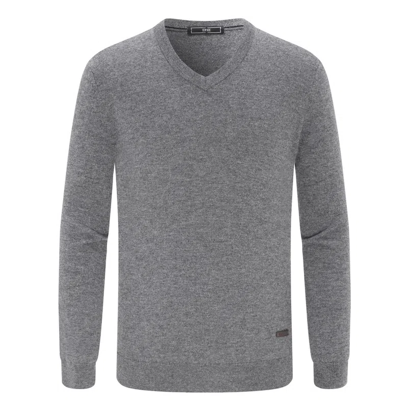 EMZ V-Neck Wool Sweater