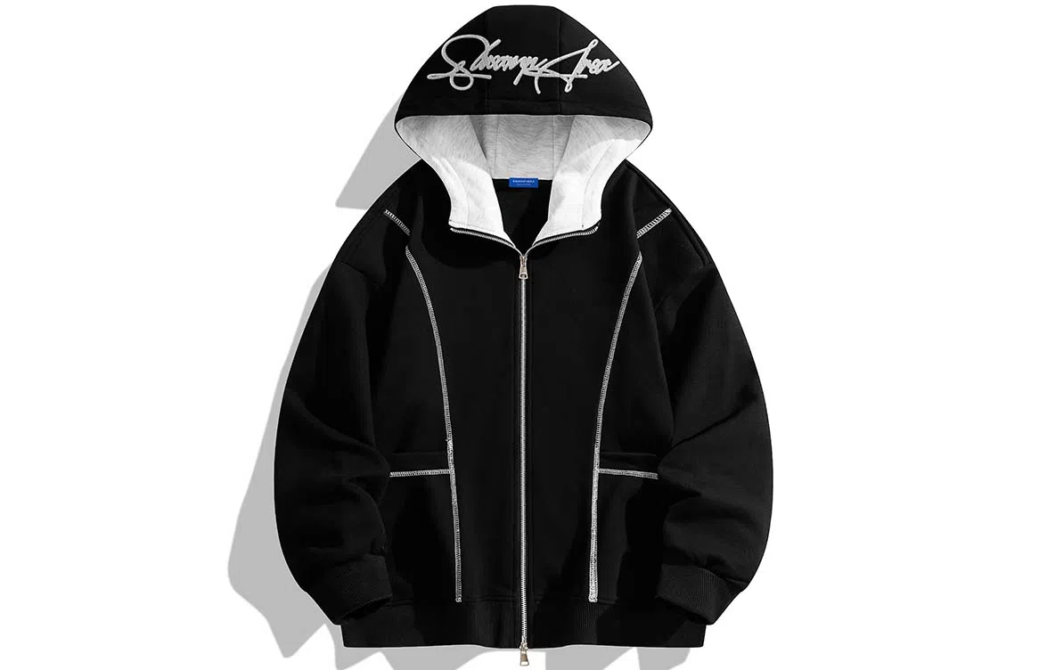 SWAMP AREA Vintage Embroidered Hoodie