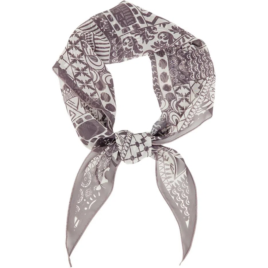 美洋 撞色抽象几何 涤纶 丝巾 男女同款情侣款