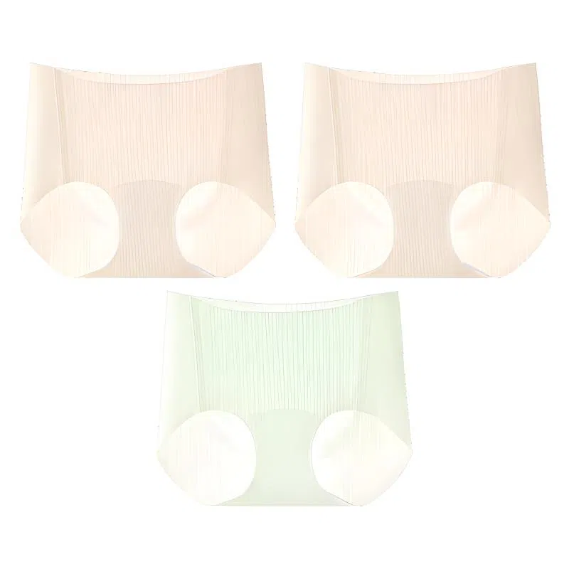 二三二三 轻薄透气吸汗冰丝速干无痕清爽舒适亲肤柔软不夹臀防走光凉感简约日常百搭短裤 组合装三角内裤 女款