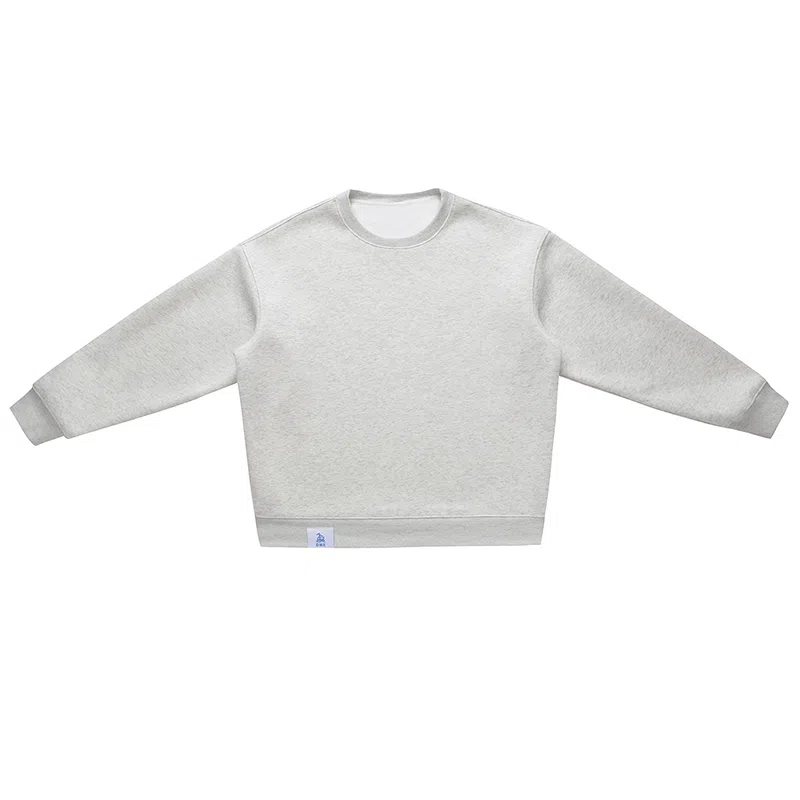 【dme】 秋季潮牌重磅日系复古休闲百搭简约情侣日常街头户外运动色块圆领套头水洗港风宽松上衣长袖卫衣 男女同款