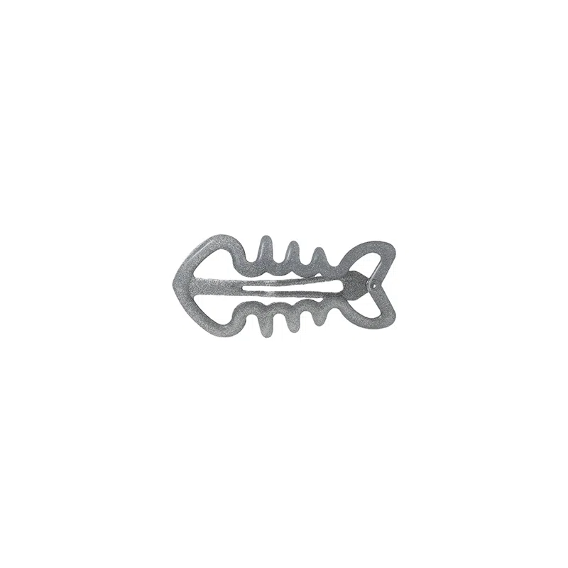 水中玉 韩系风甜酷辣妹鱼骨夹子侧边刘海夹碎发发卡子发饰 合金 发夹 女款