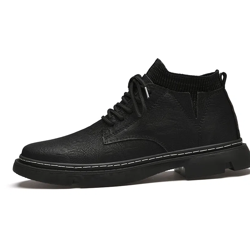 简约小众风格 融合潮流通勤等多元特质 短筒 马丁靴 男款