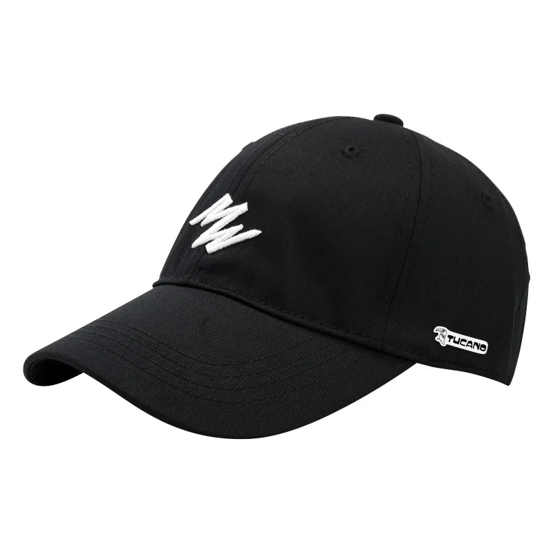 啄木鸟 简约休闲韩版时尚字母刺绣棒球帽大头围显脸小户外舒适软顶学院风遮阳防晒素颜 棉 聚酯纤维 鸭舌帽 男女同款情侣款